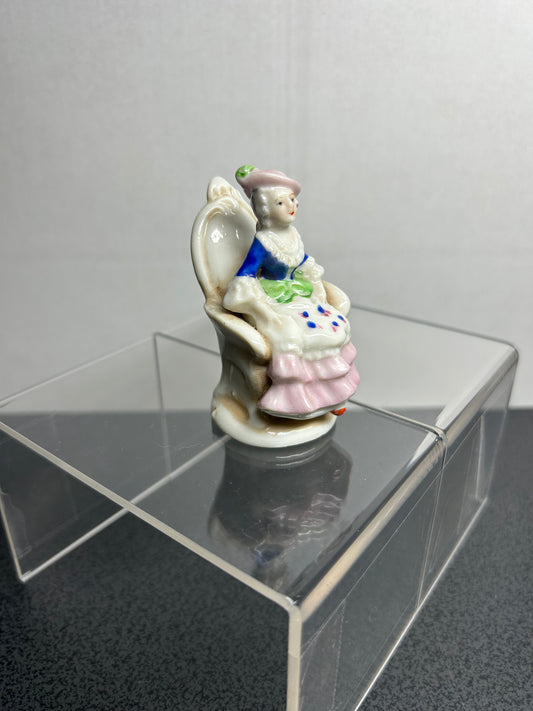 Vintage Occupied Japan Lady in Chair