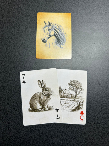 2 Random Pulled Playing Cards