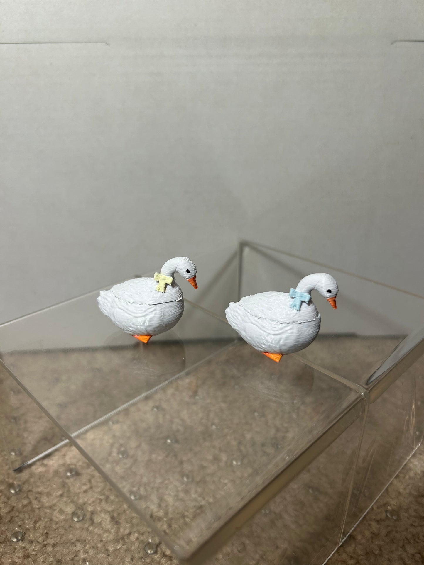 Miniature Goose Cookie Jar