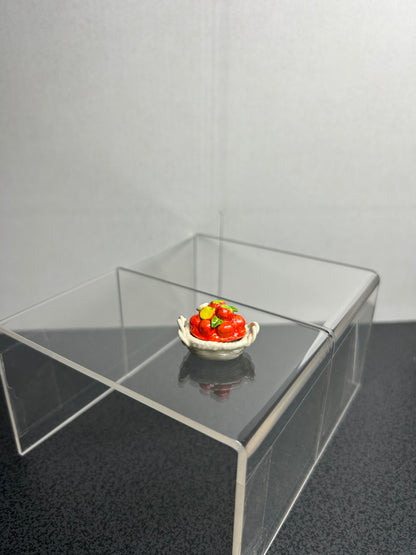 Tiny Antique Basket of Oranges