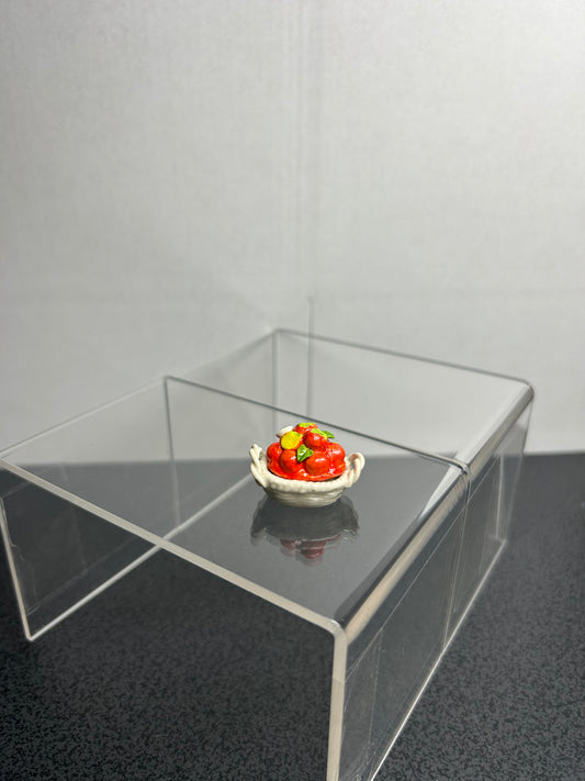 Tiny Antique Basket of Oranges