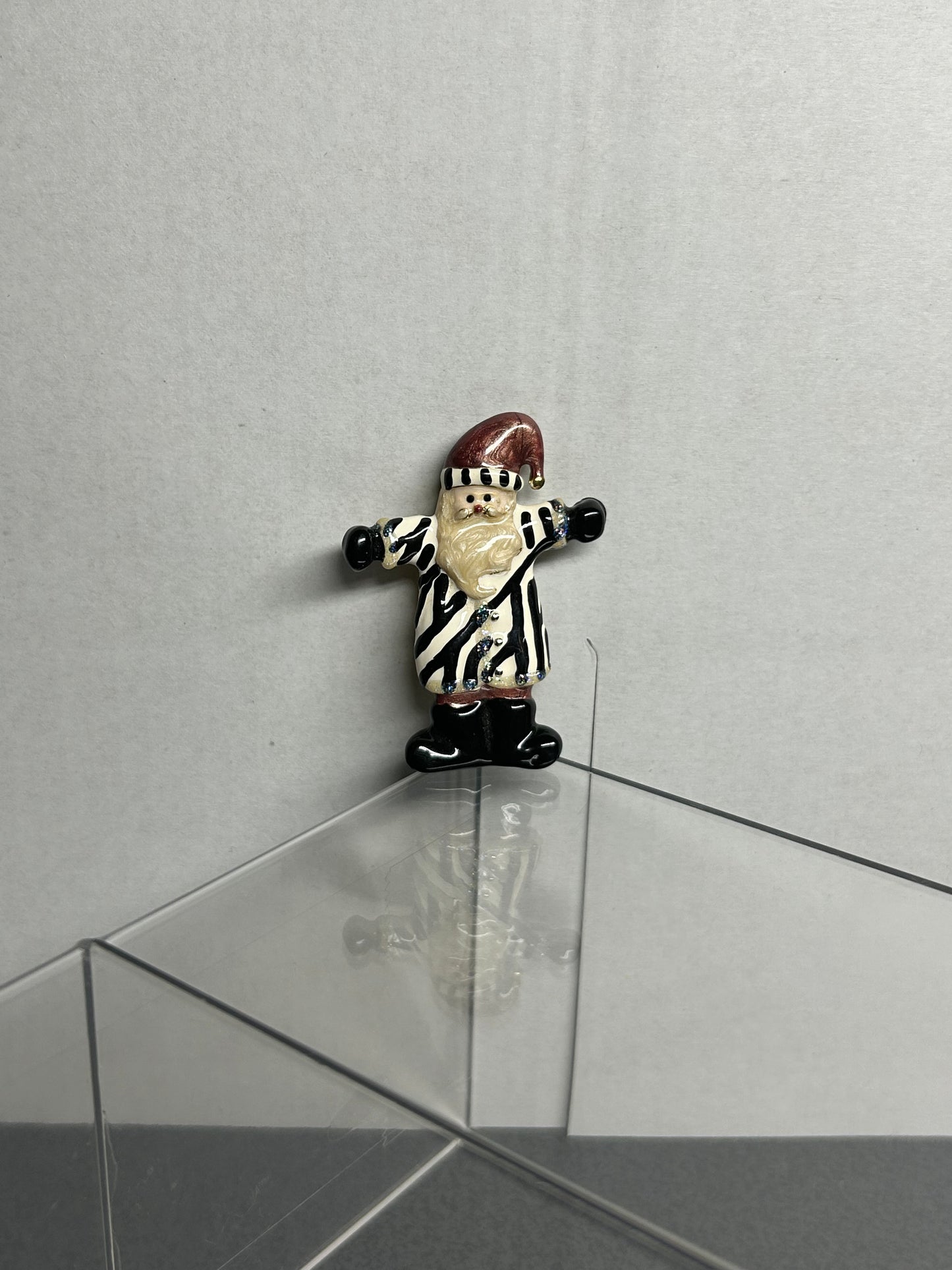 Vintage Funky Santa Pin