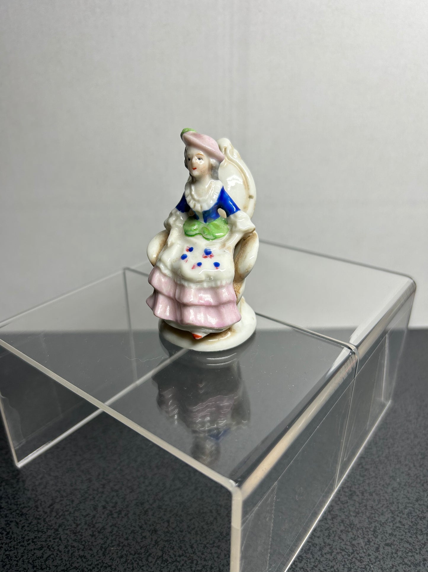 Vintage Occupied Japan Lady in Chair