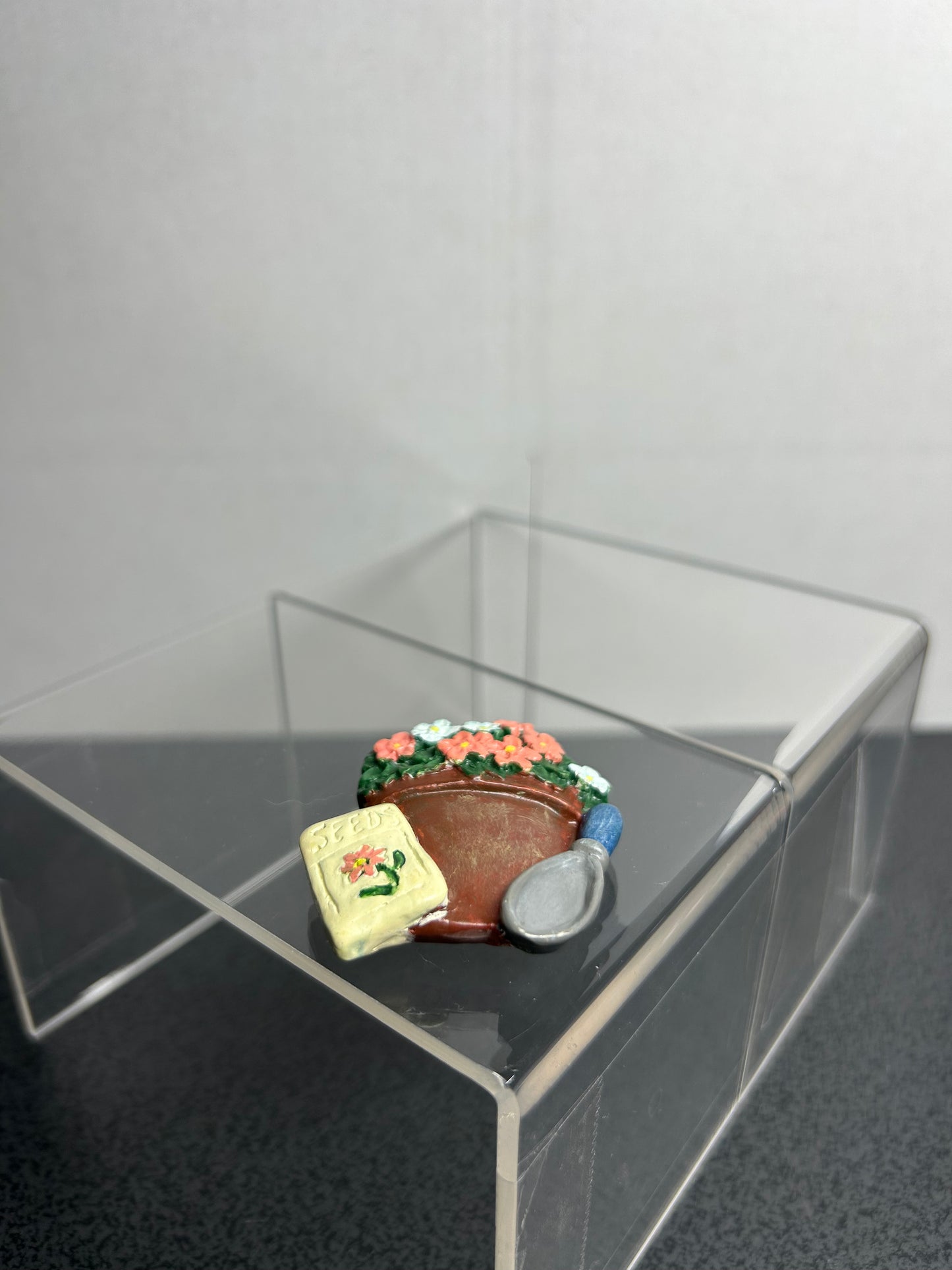 Vintage Flower Pot Magnet