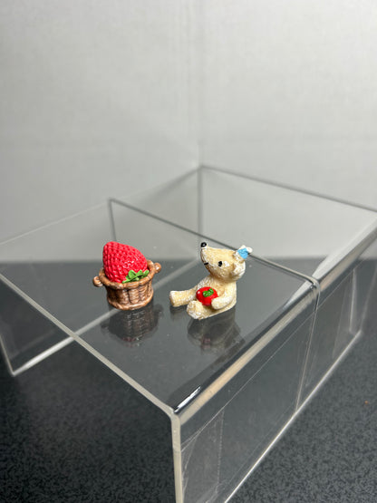 Tiny Bear with Strawberry