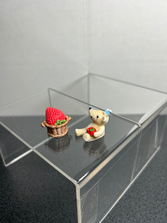 Tiny Bear with Strawberry